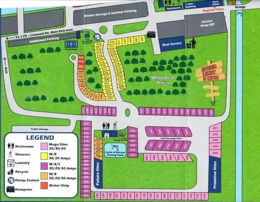 Camp Ground Map
